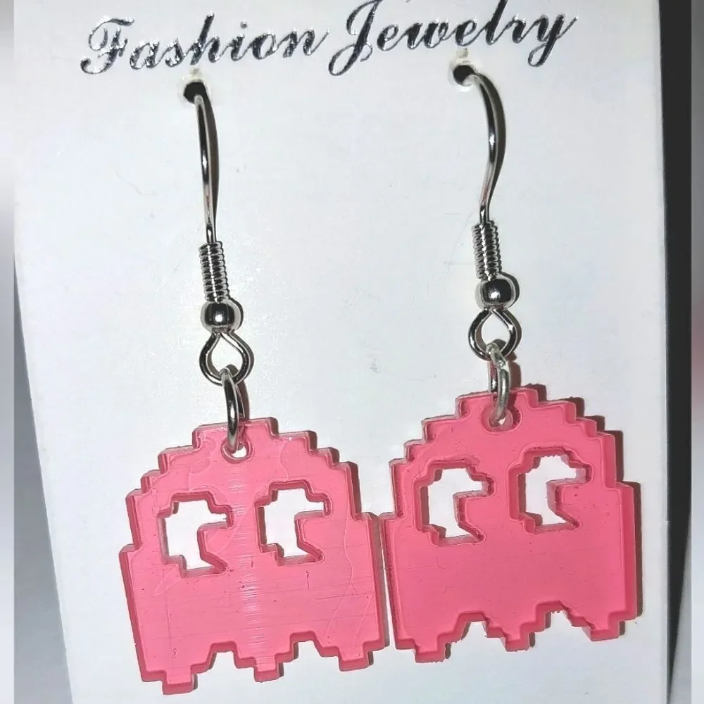 Retro cartoon earrings